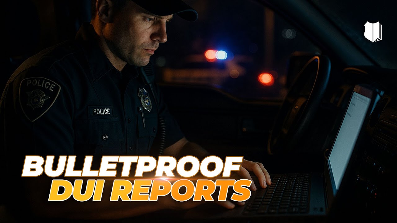 Webinar: Bulletproof DUI Reports