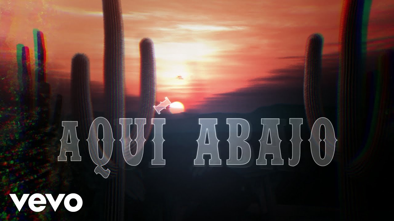 Christian Nodal - Aqu&iacute; Abajo (LETRA)