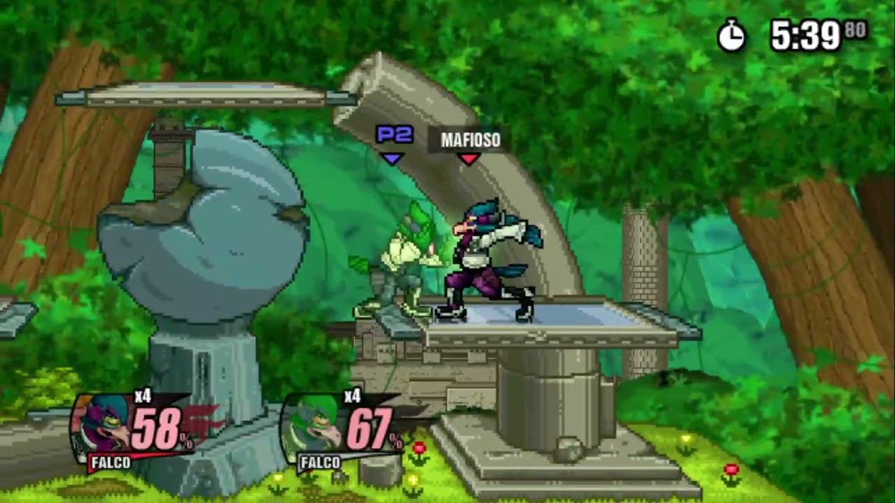 SSF2-Falco vs Falco