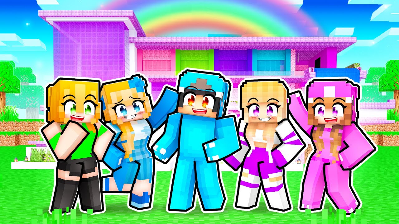 BOY vs GIRL HOUSE Build Challenge In Minecraft!