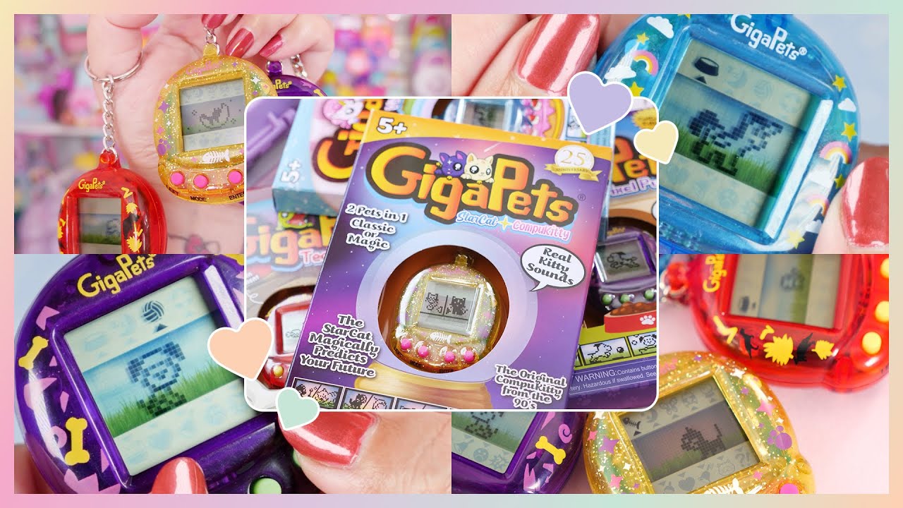 ✨ВИТРИНА✨ Перезагрузка GigaPets: CompuKitty и StarCat, Pixel Puppy, TechT-Rex, Virtual Unicorn