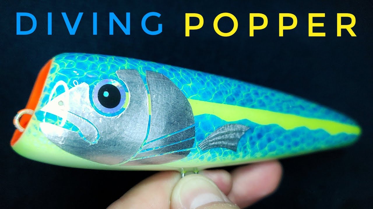 Lure Making Diving Popper for Tuna and GT - part 1
