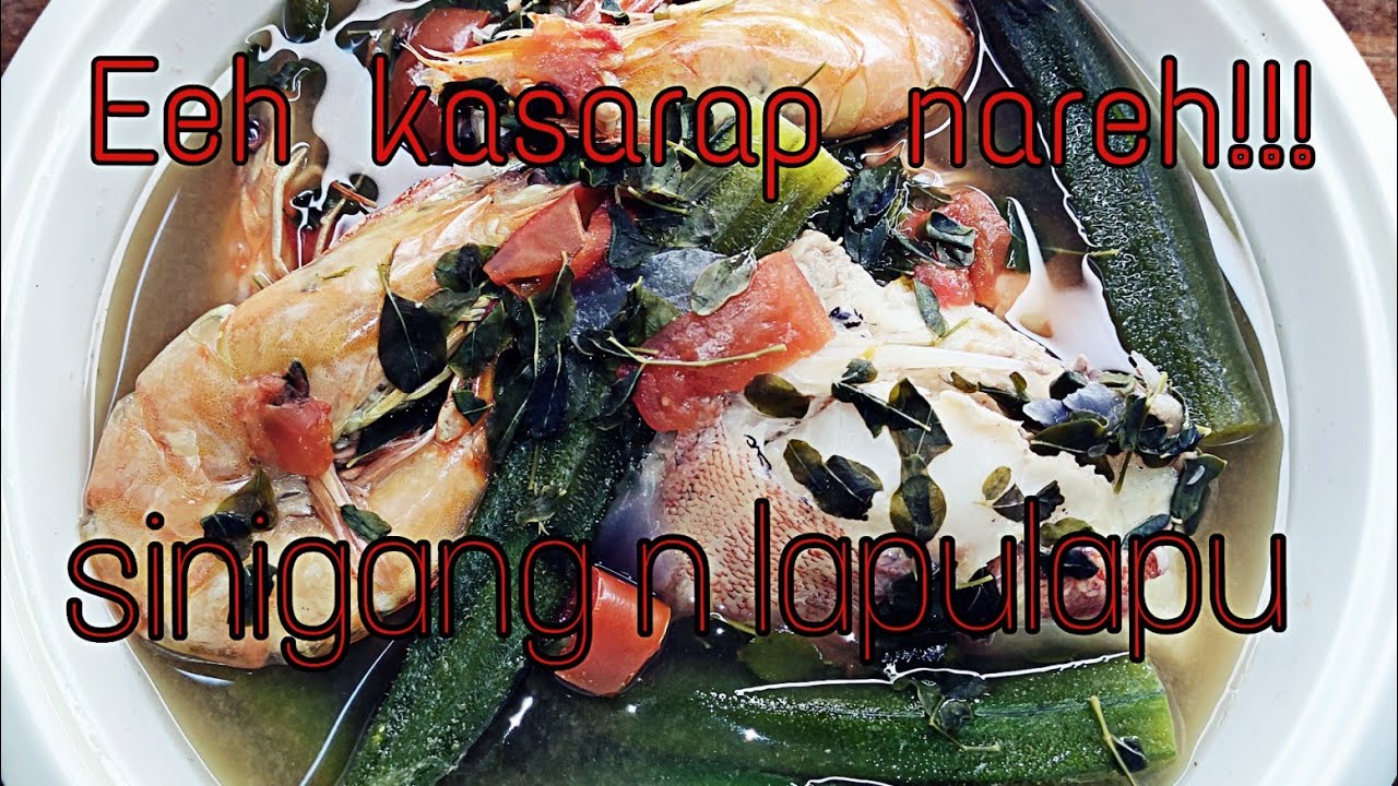 Paano pasarapin Ang Sinigang na Lapu Lapu /How to cook Sinigang na Hamour with Shrimp