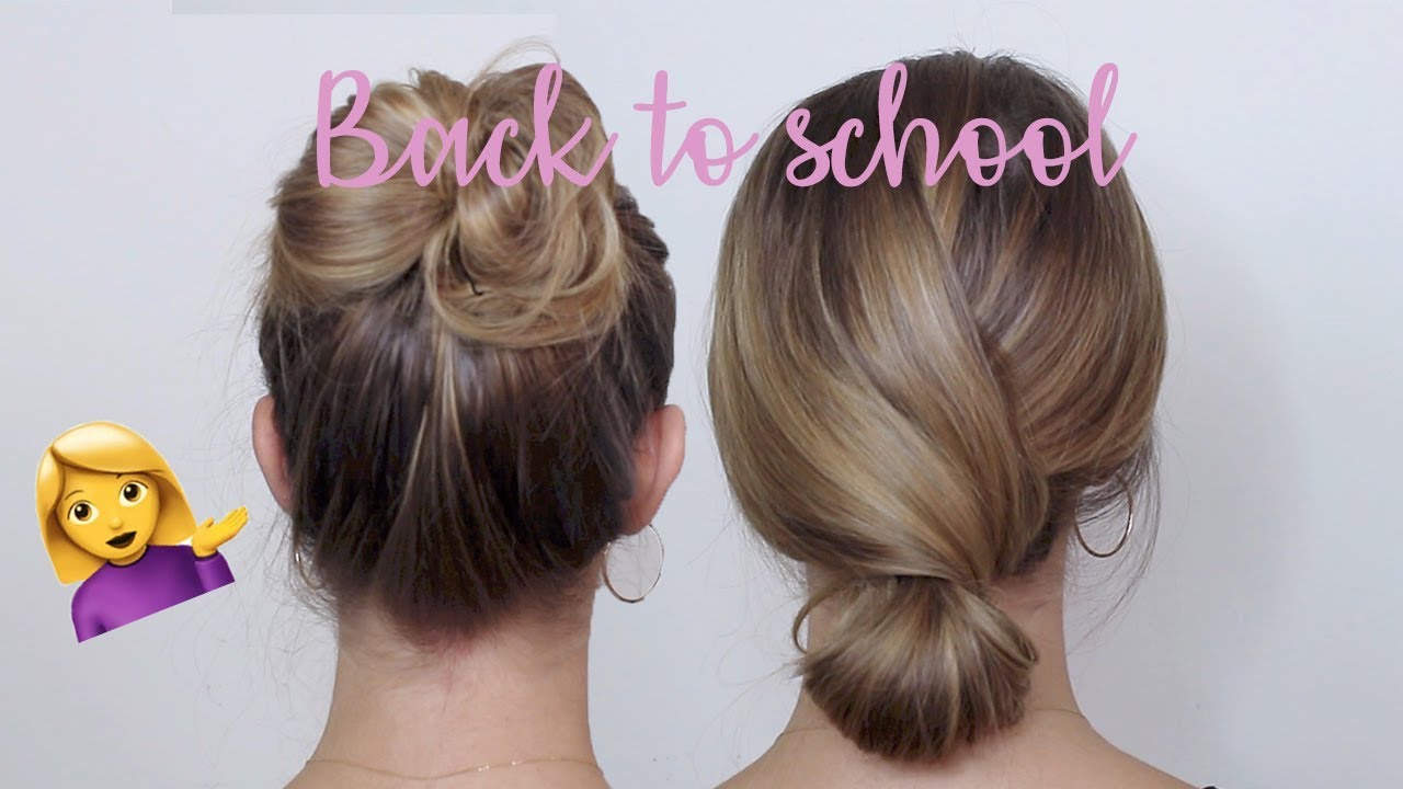 CAPELLI SPORCHI? 5 FACILI PETTINATURE PER SCUOLA, UNIVERSITA' E LAVORO // BACK TO SCHOOL|| LaRetrò