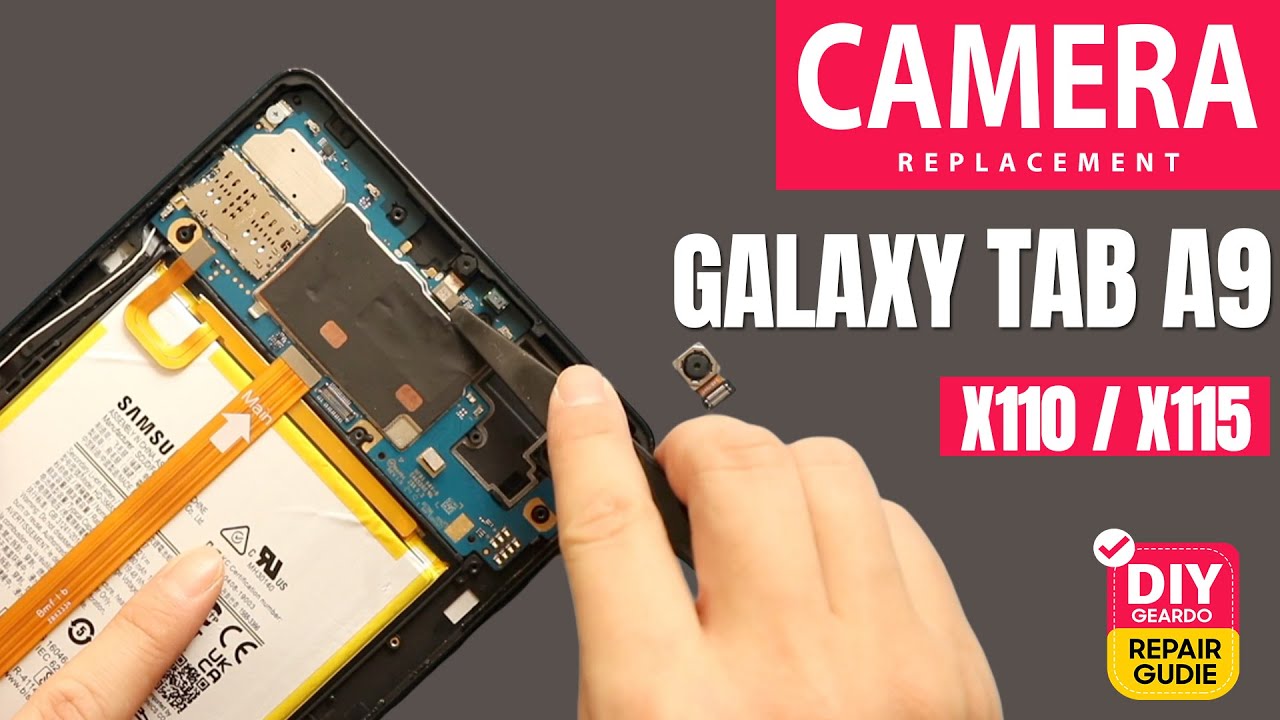 Замена камеры Samsung Galaxy Tab A9 | SM:X110 SM:X115 SM:X117