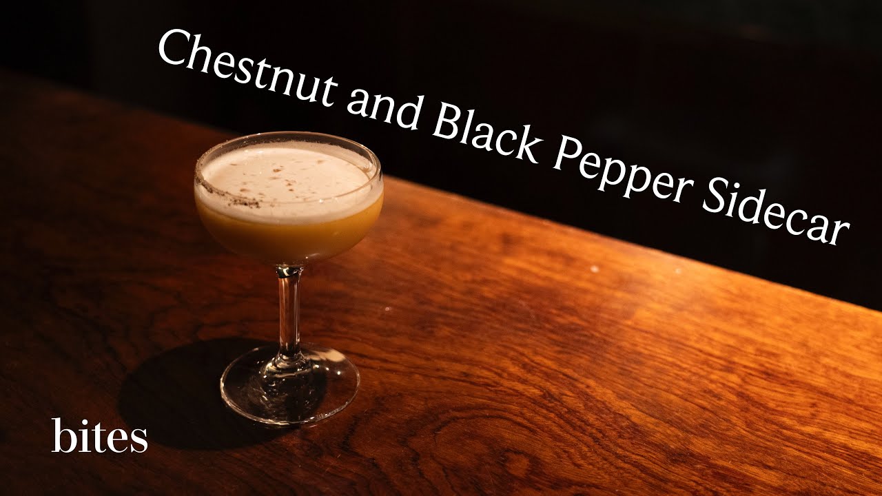 クリームを使わない和栗のカクテル バーテンダー石垣忍 / A cream-free Japanese chestnut cocktail by Japanese bartender