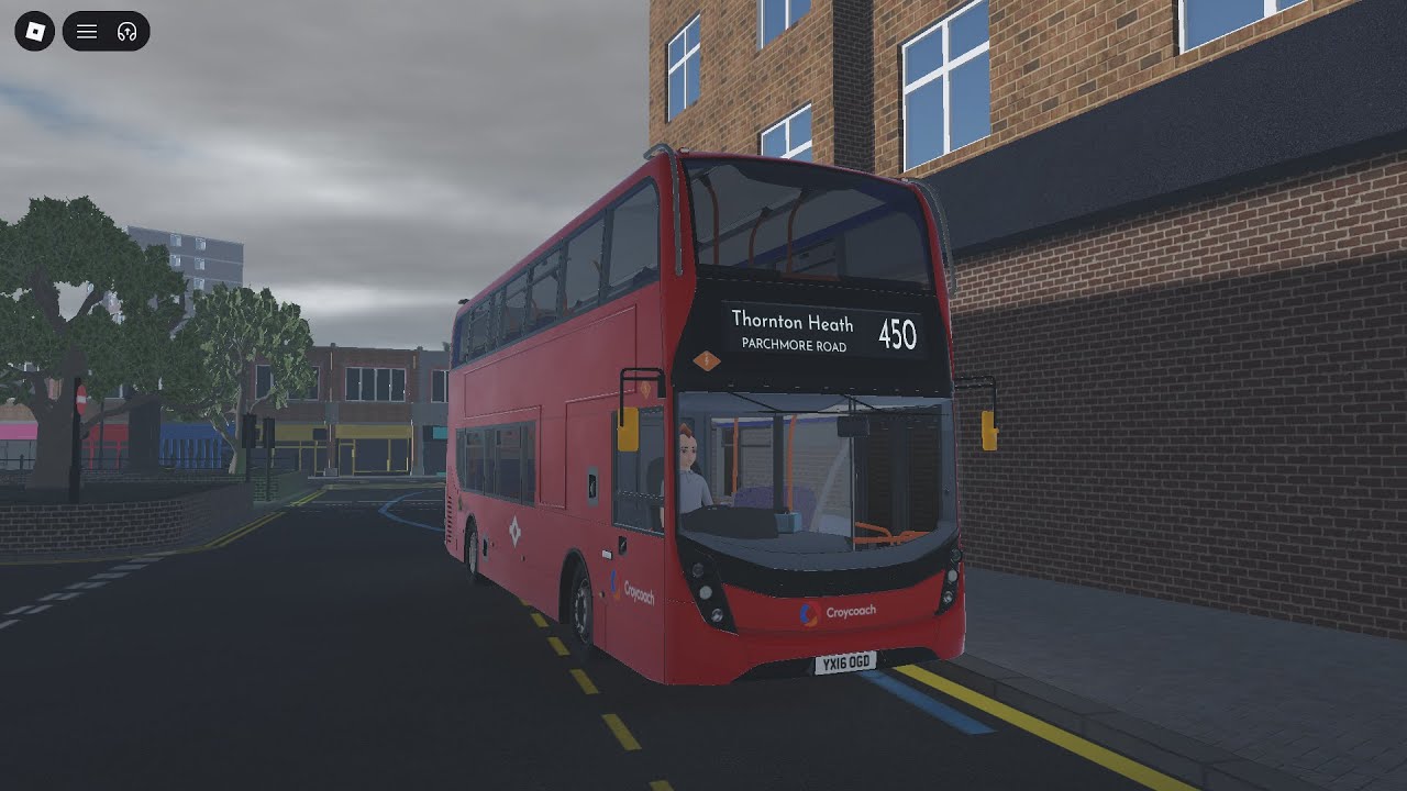 Is It Possible To Stay On Time????? I Route 450 I Roblox Croydon: Redefined on and Enviro400MMC