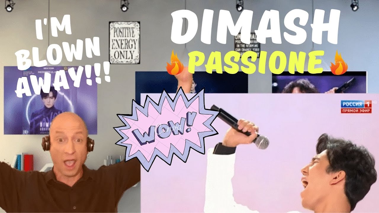 DIMASH  - PASSIONE (NEW WAVE 2019) | REACTION! INCREDIBLE!!