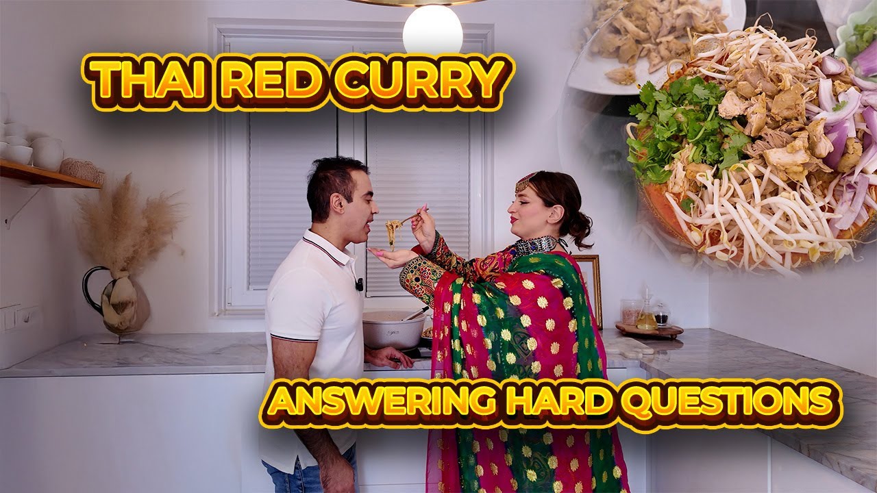 Husband Test! Asking My Husband Questions About Me While Cooking Thai Food