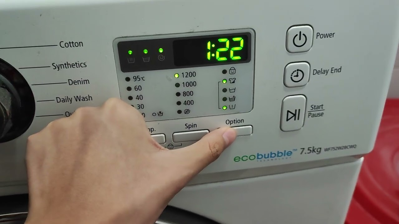 Samsung Washing Machine Mario Bros 8 Bit Song