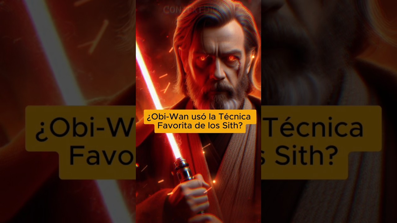 &iquest;Obi-Wan us&oacute; una T&eacute;cnica PROHIBIDA contra Anakin?