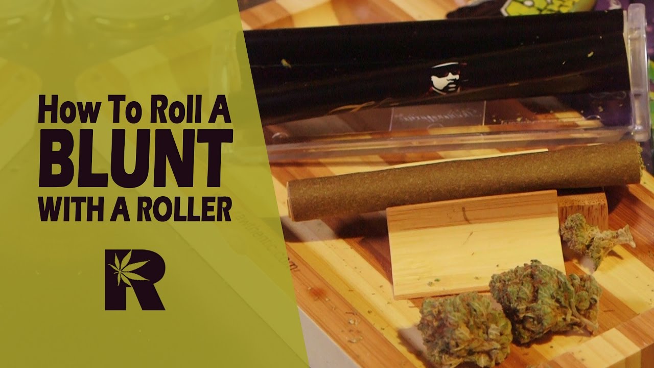 How To Roll A Blunt With a Rolling Machine (Kingpin Blunt Roller): Cannabasics #51