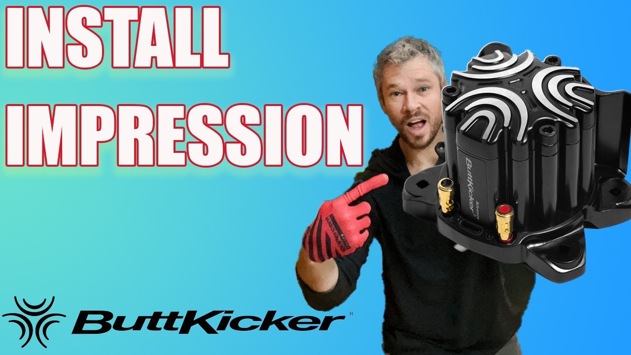 ButtKicker Gamer Plus install on TrakRacer TR8-Pro | Unbox | Install | Impressions