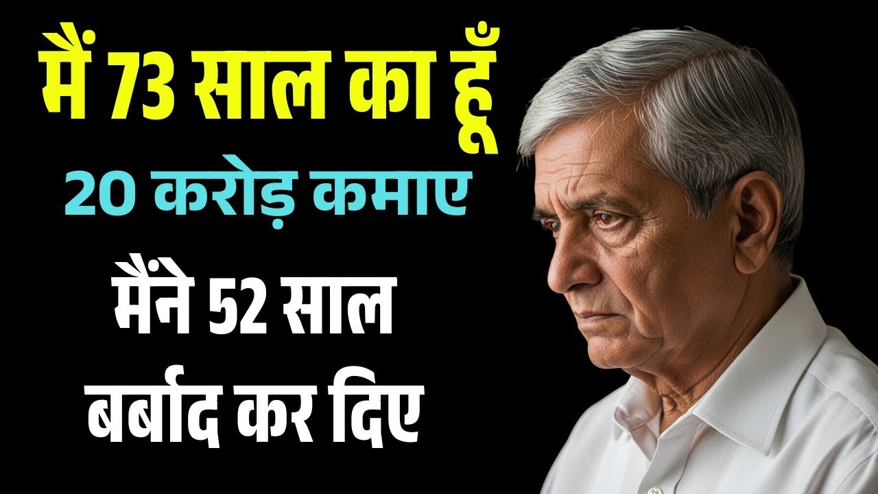 मैं 73 साल का हूँ… यह समझने में मुझे 52 साल लग गए (Don’t Waste Your Life) Life Lessons | Real Truth