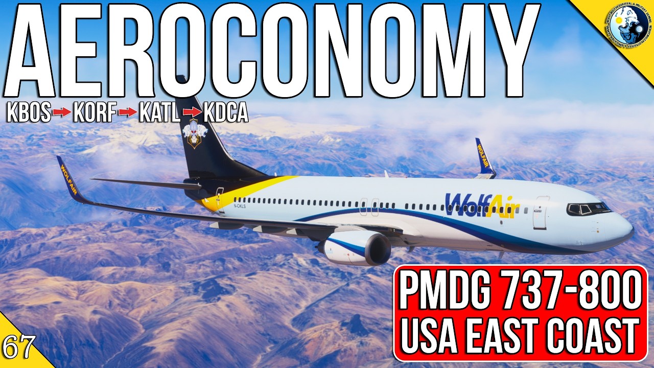 🔴LIVE🔴 Virtual Airline Flights | Flying the PMDG 737-800 on Aeroconomy