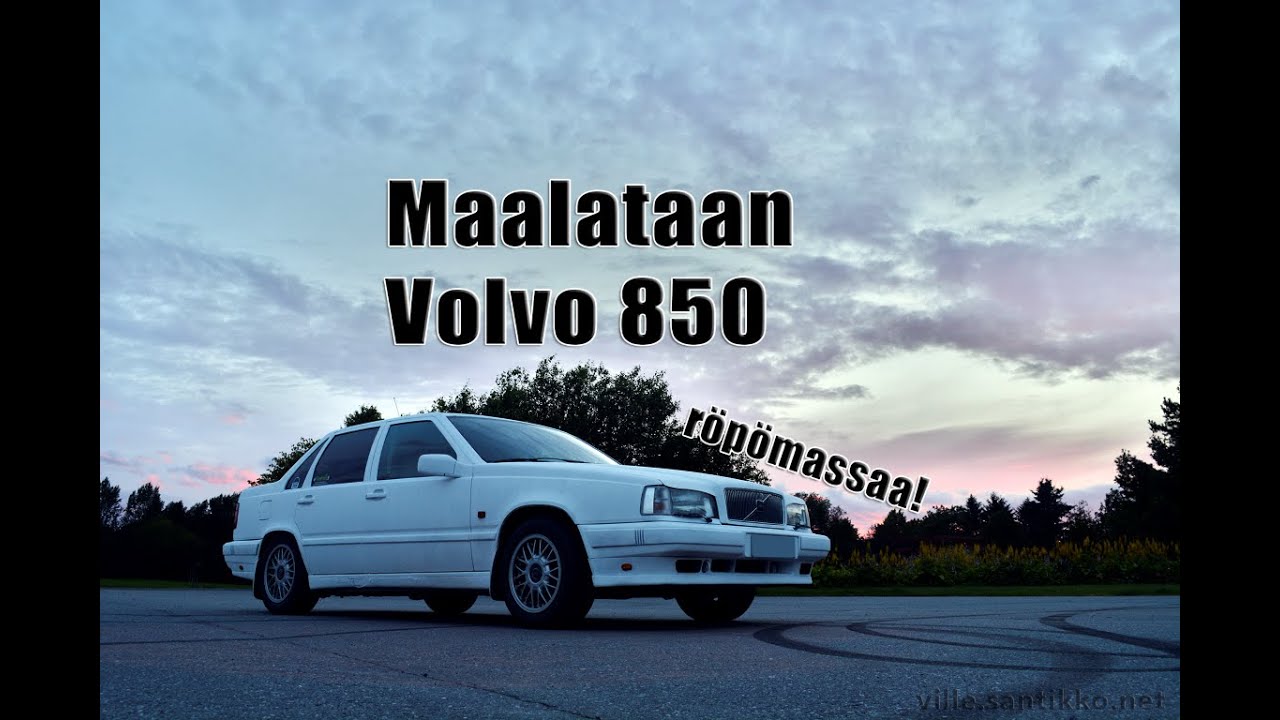 #PN | Maalataan Volvo 850 - U-POL Truck Bed Liner