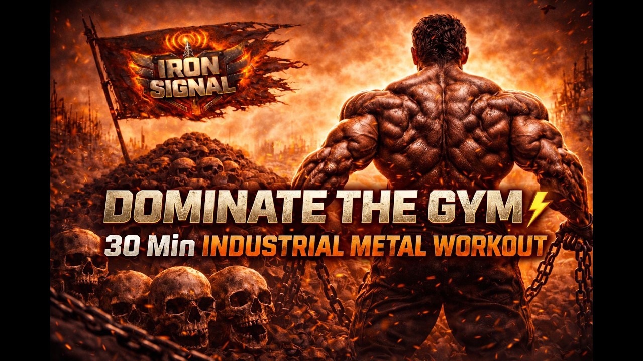 DOMINATE THE GYM ⚡ 30 Min Industrial Metal Workout
