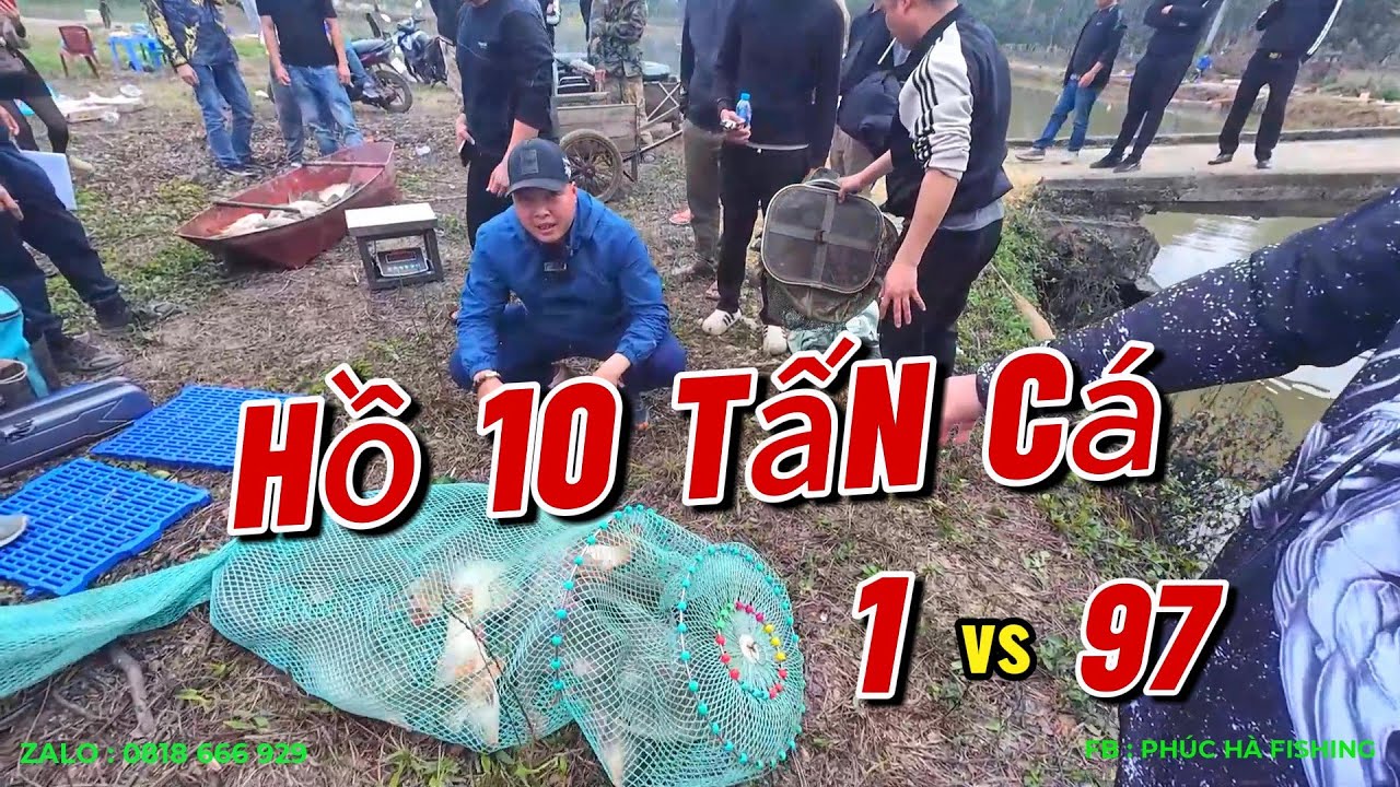 HÀNH TRÌNH BUỔI CÂU GIẢI ĐẦU TIÊN CỦA NĂM 2025 - HỒ 10 TẤN CÁ - PHÚC HÀ FISHING
