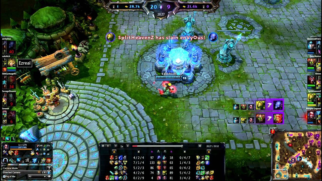 Ezreal Double sniped