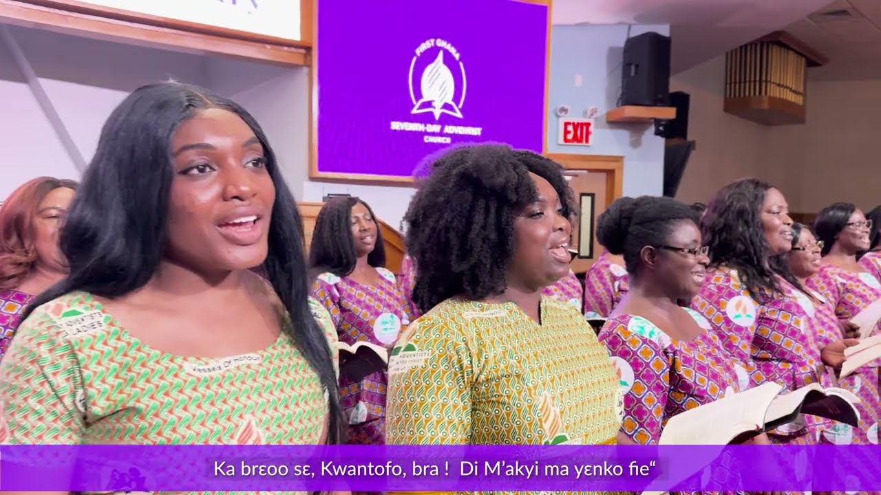 SDA Hymnal N8 || Honhom Kwankyerɛfopa || Women's Ministry Choir