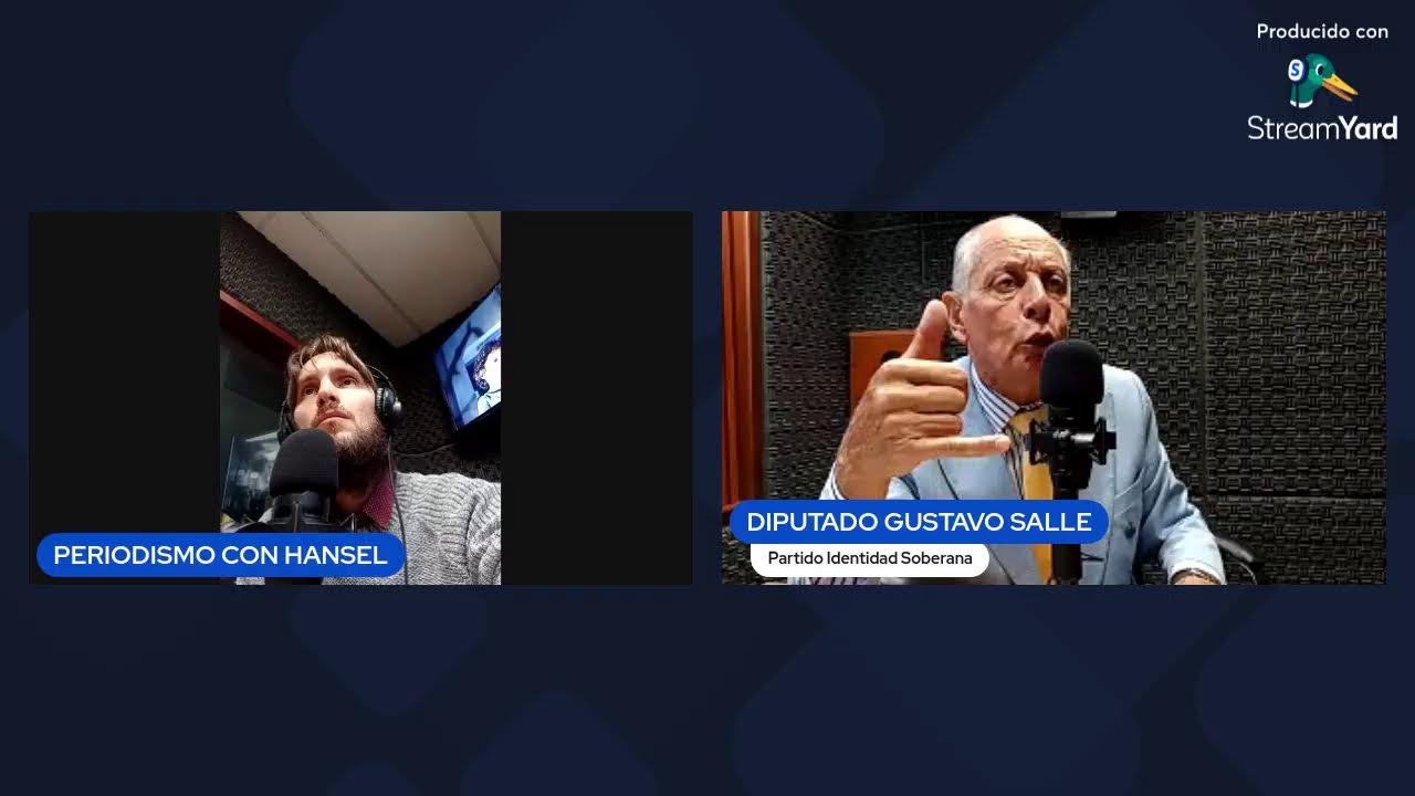 EN VIVO EL DIPUTADO GUSTAVO SALLE DE IDENTIDAD SOBERANA sobre el ACUERDO DE UNIÓN EUROPEA Y MERCOSUR