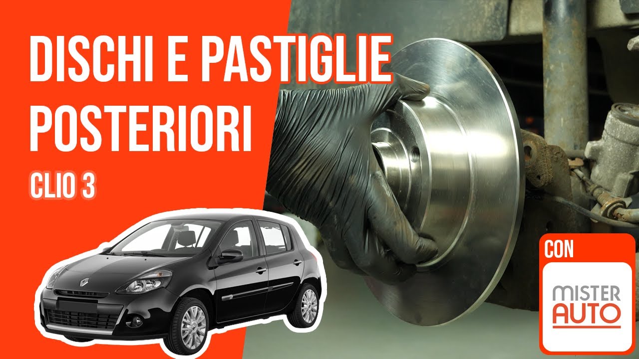 Cambio dischi e pastiglie posteriori Clio 3 🚗