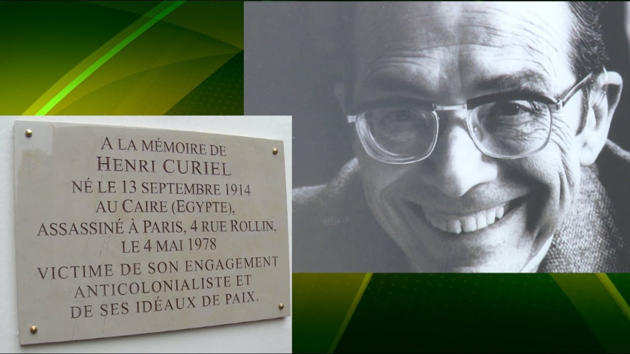 Paris: plaque à la mémoire d'Henri Curiel
