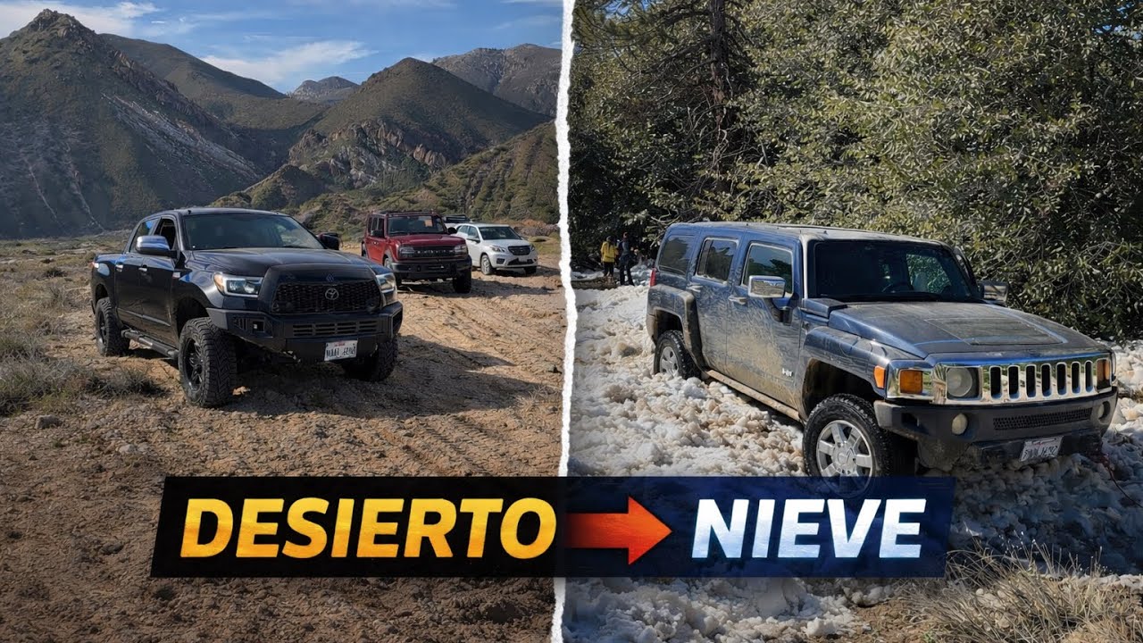 Del Desierto a la Nieve en California ❄️ Overlanding de Jawbone Canyon a Lake Isabella 