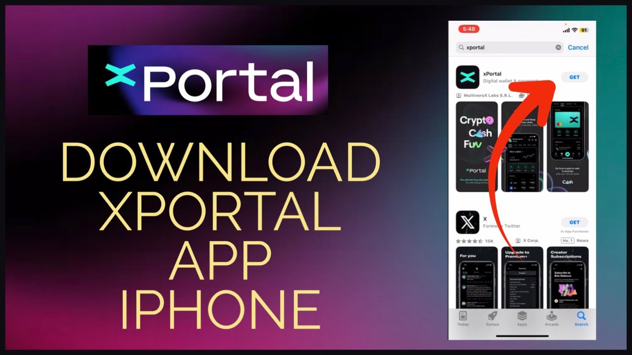 How to download xPortal app on IOS device cb