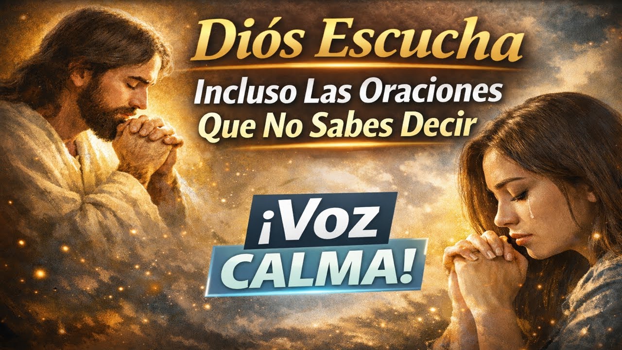 Diós Escucha  Incluso Las Oraciones Que No Sabes Decir VOZ CALMA