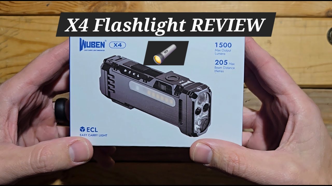 NEW Wuben X4 Flashlight - Real World Test & Honest Review (2025 Release)