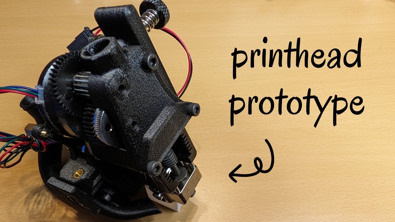 [Tool changer] Sketch to prototype: build the first printhead