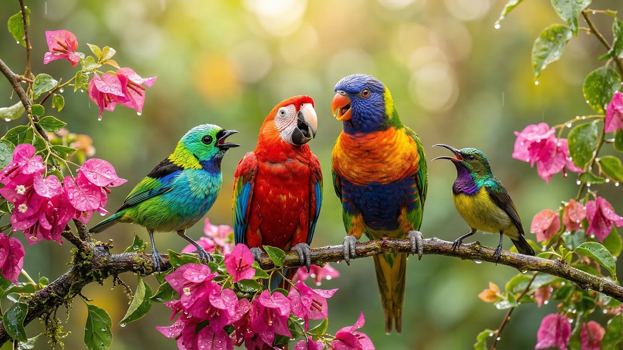 Serene Moments 🌿🐦 Bird Sounds & Gentle Piano Music
