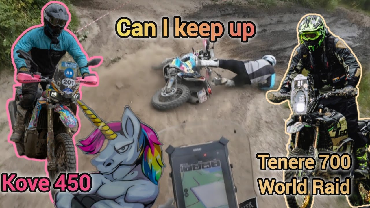 Kove 450 Rally vs Tenere 700 World Raid Extreme