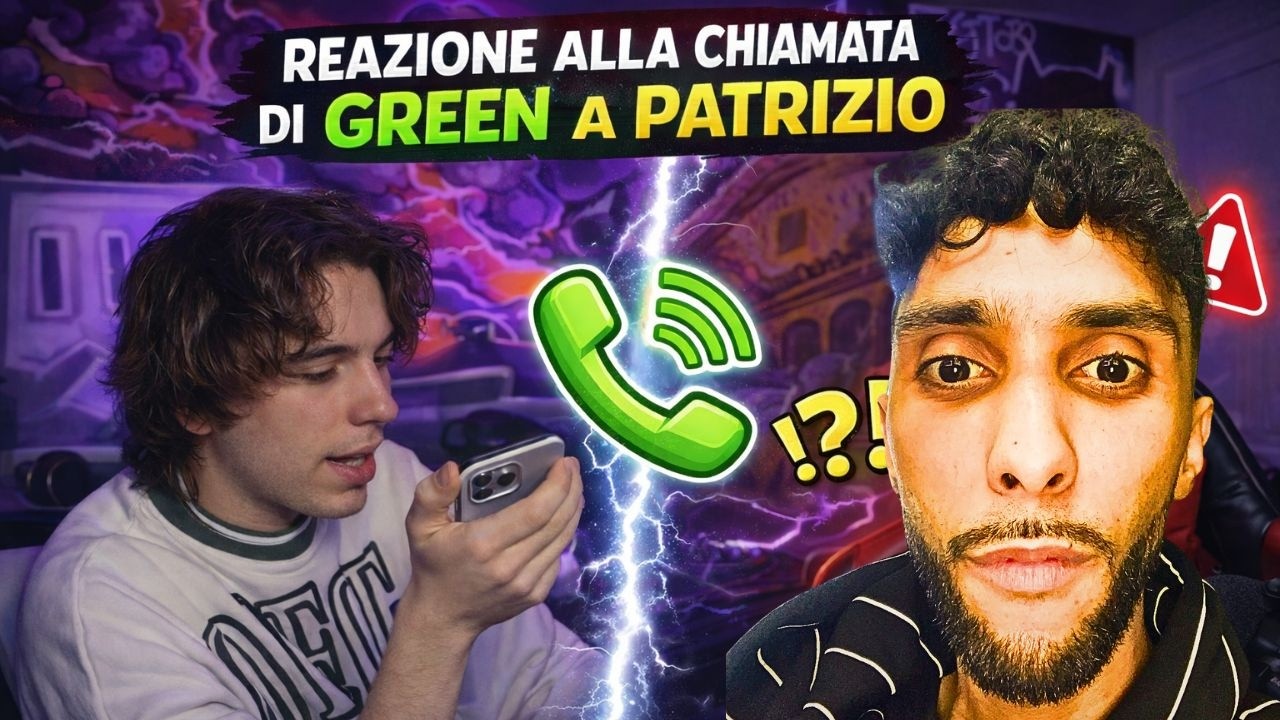 Reaction alla chiamata POST BAN di Patrizio a Green