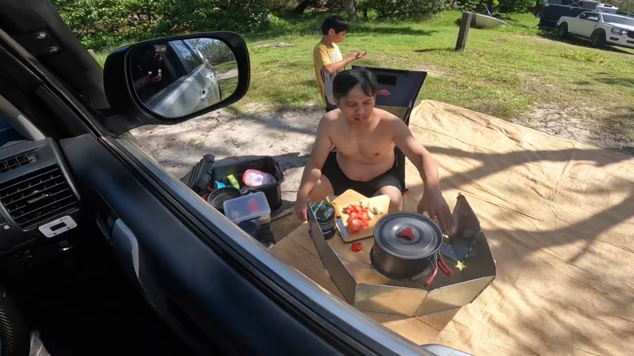 Flinders Beach Campground Stradbroke Island Melbourne April 2025