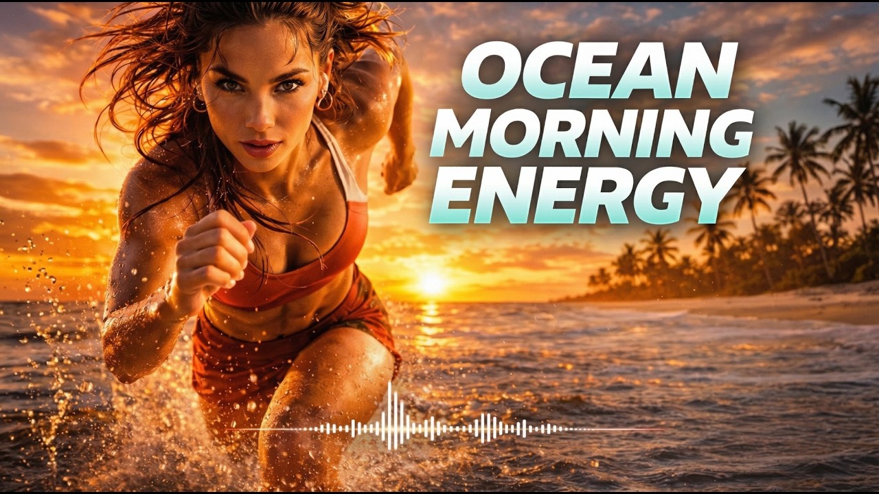 30 MIN OCEAN SPRINT ENERGY 🌊🔥 Beach Run & Cardio Workout Music