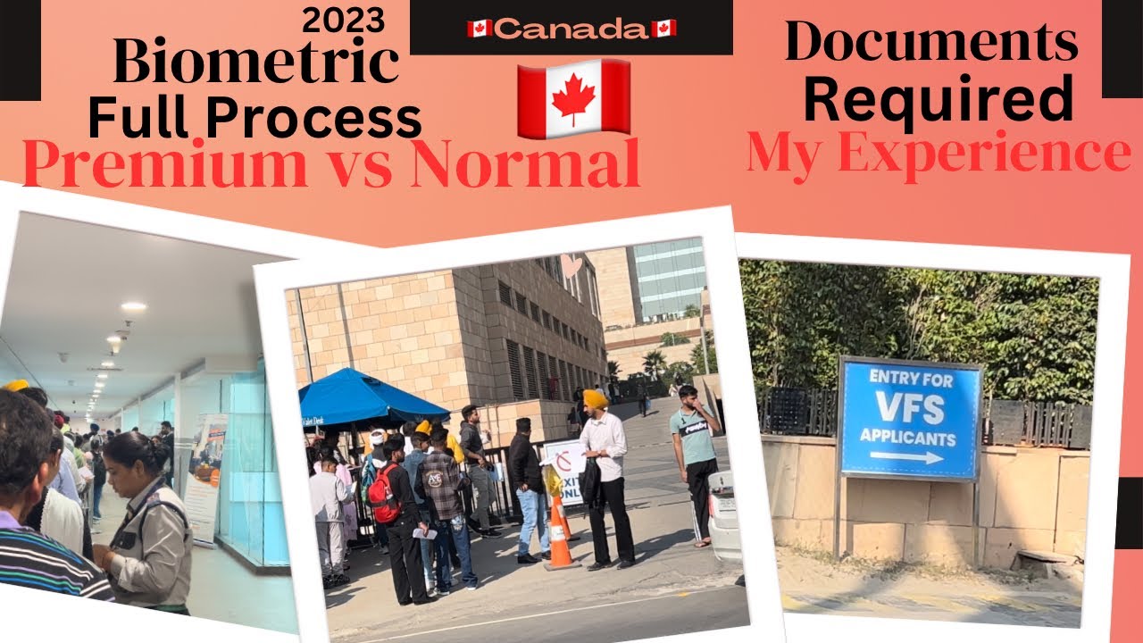 Canada🇨🇦 Biometric Process for Study Visa | Premium Vs Normal | My Experience | VFS Chandigarh 2023