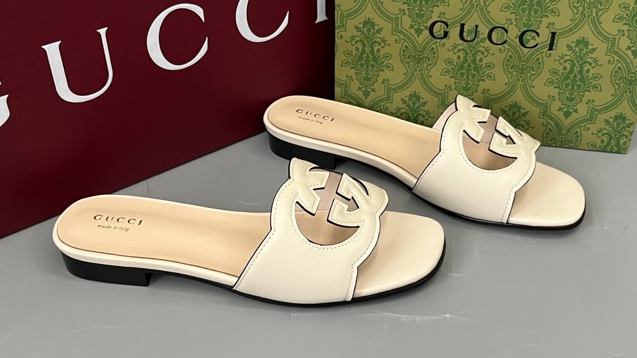 Gucci Interlocking G Cutout Slide Sandal Review from Supkicks