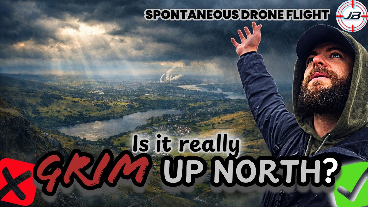 Spontaneous Drone Adventure Waterfalls, Moors & Mental Health | Is it really Grim Up North? 🏴󠁧󠁢󠁥󠁮󠁧󠁿
