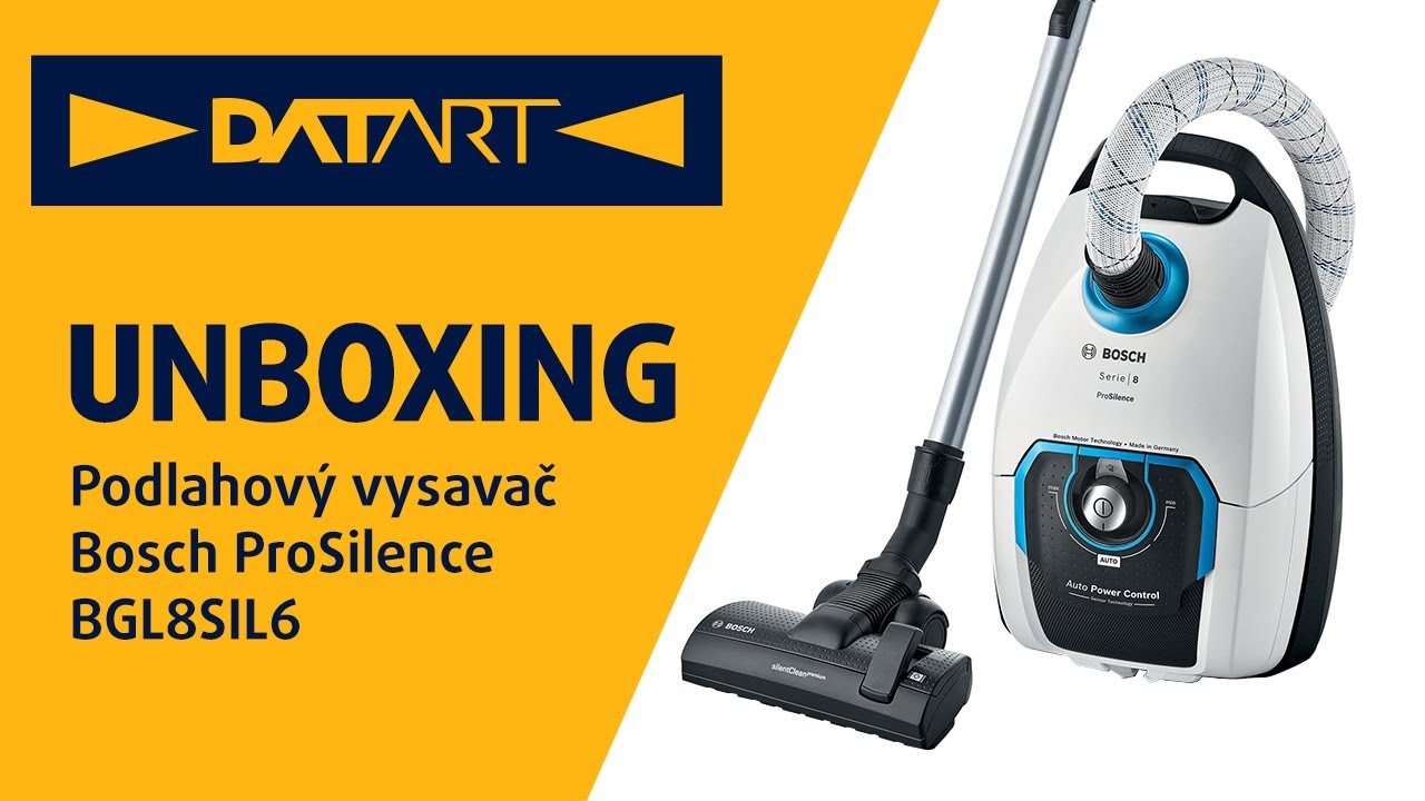 Podlahový vysavač Bosch ProSilence BGL8SIL6  | unboxing