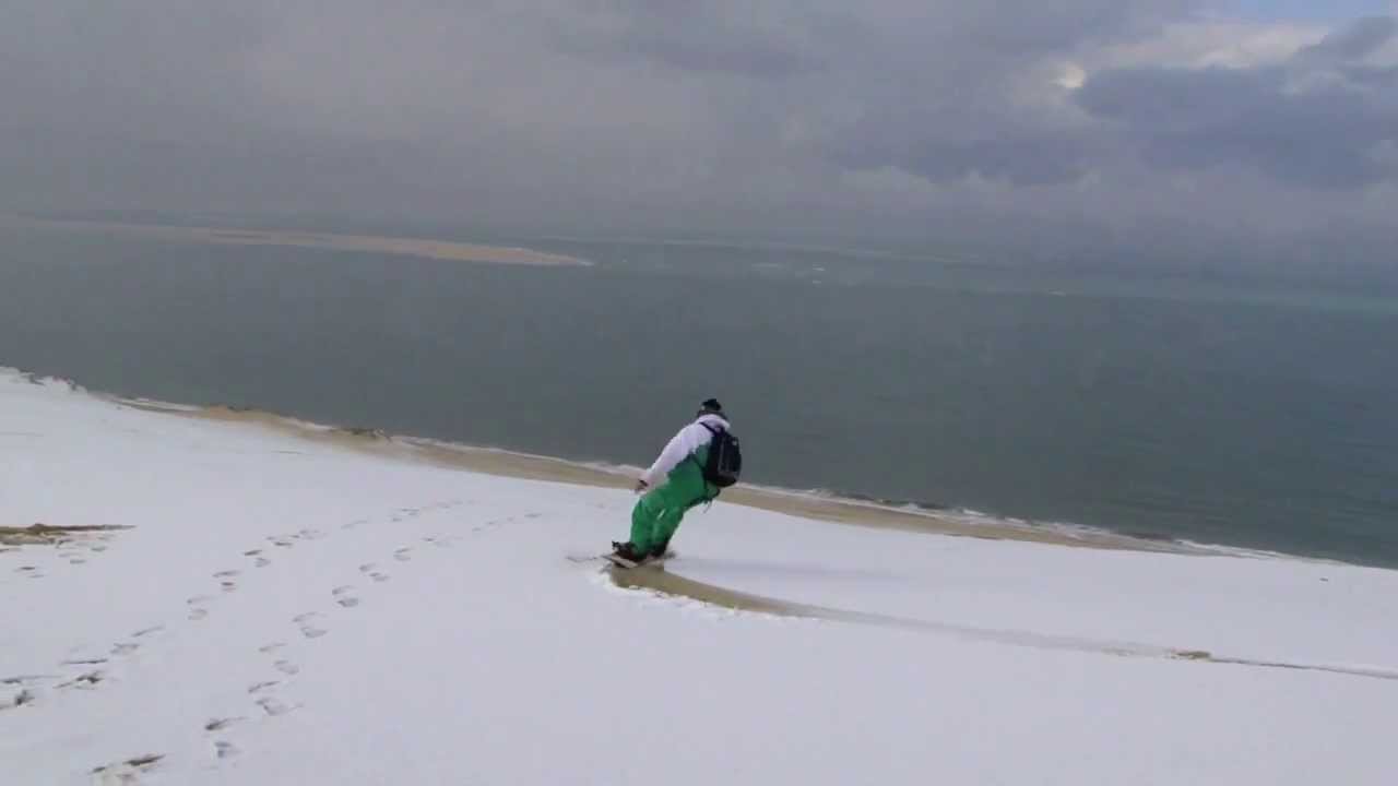 Snowboard sur la dune du Pyla