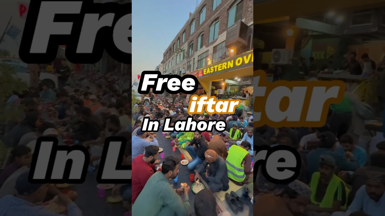 Free iftar at Eastern Oven official Johar Town Lahore #realwowboy #aedatukamedian
