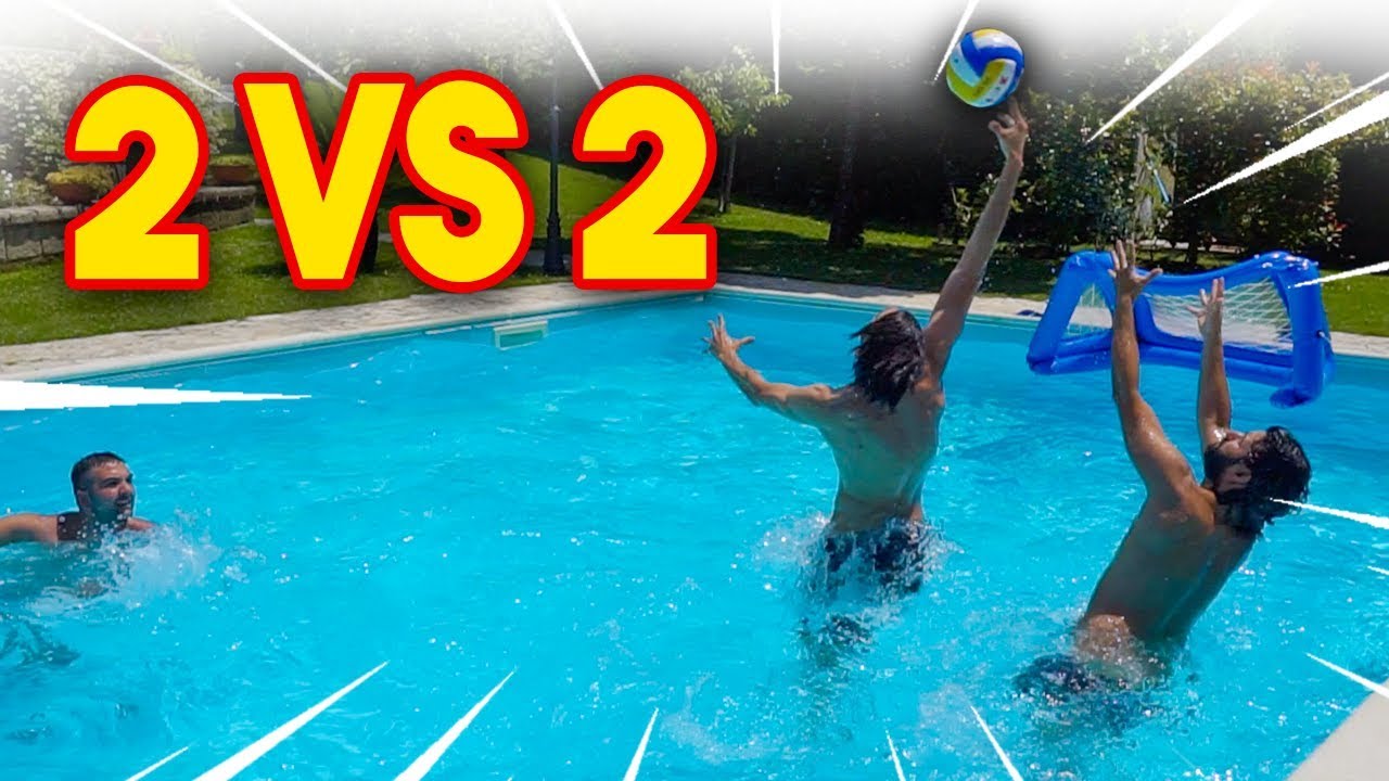🏊‍♂️⚽ 2 vs 2 IN PISCINA! w/ FIUS GAMER, ENRY LAZZA e TATINO23