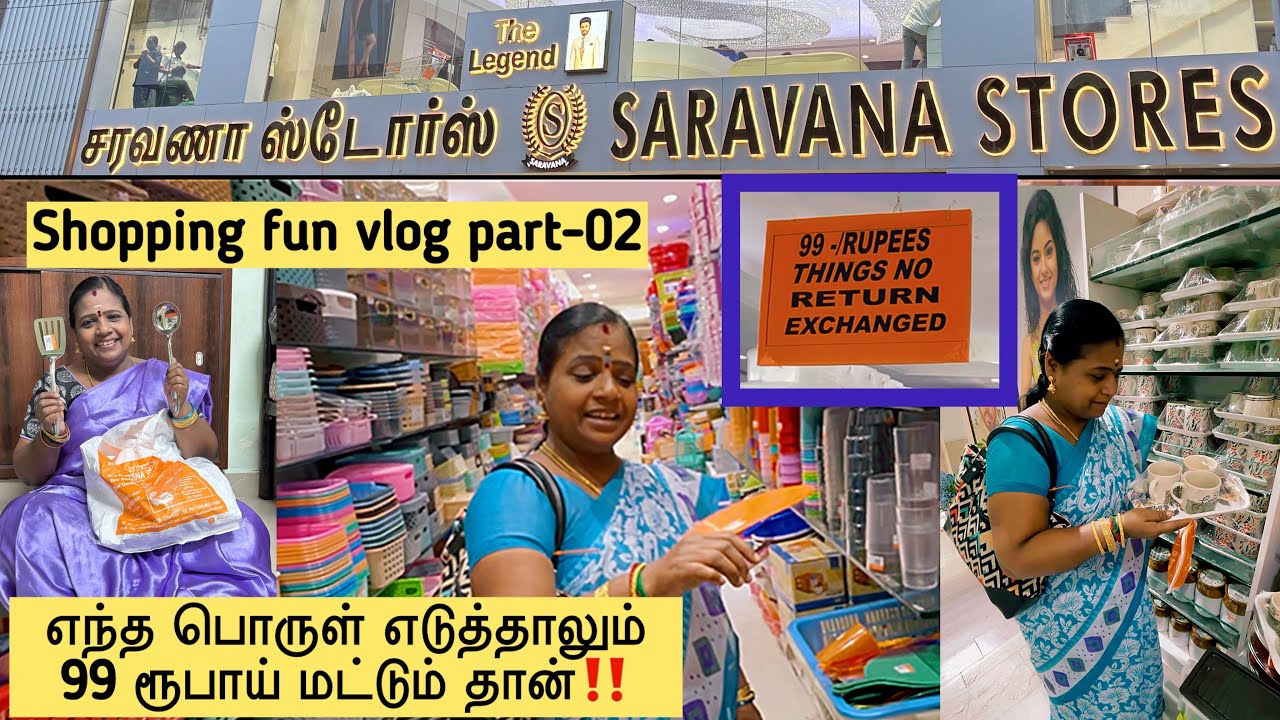 சரவணா ஸ்டிரெஸ் la அம்மா வாங்குன பொருள் இது தான்😁 | 99rs items😱| Saravana store offers💥 #tnagar 