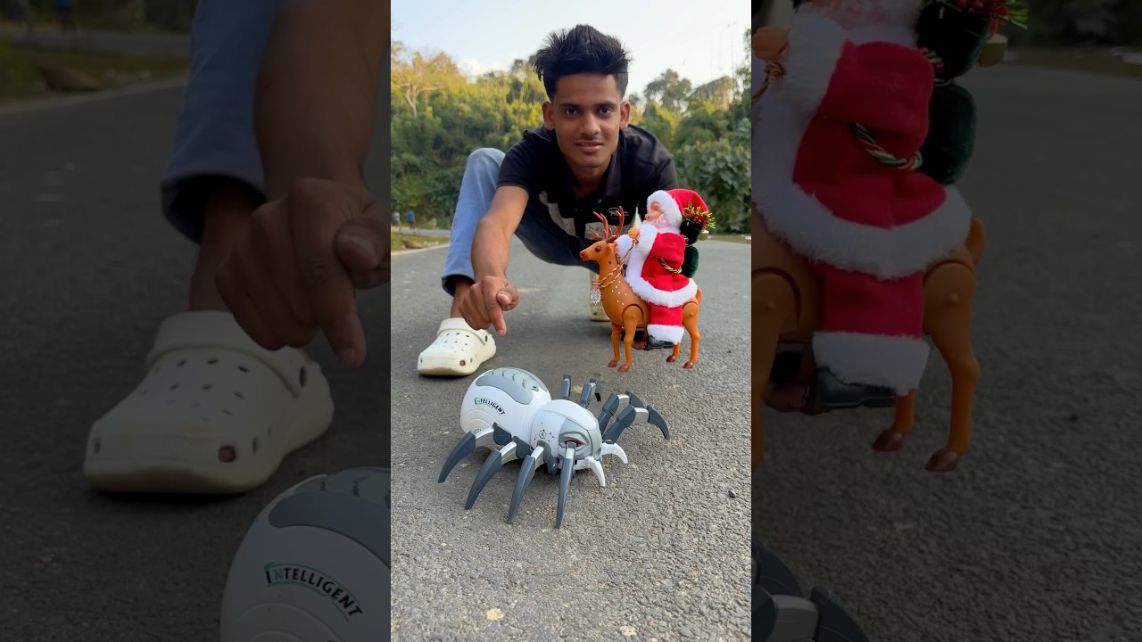 Rc Santa Close Deer And Remote Wala Spider Unboxing 🔥
