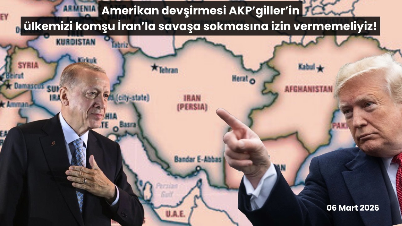 Amerikan devşirmesi AKP'giller'in &uuml;lkemizi komşu İran'la savaşa sokmasına izin vermemeliyiz!