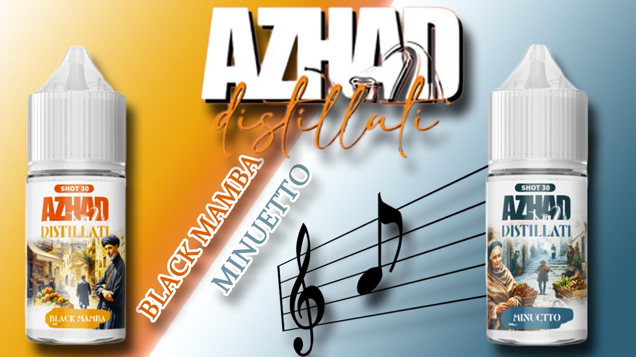 BLACK MAMBA e MINUETTO - Linea Distillati by AZHAD