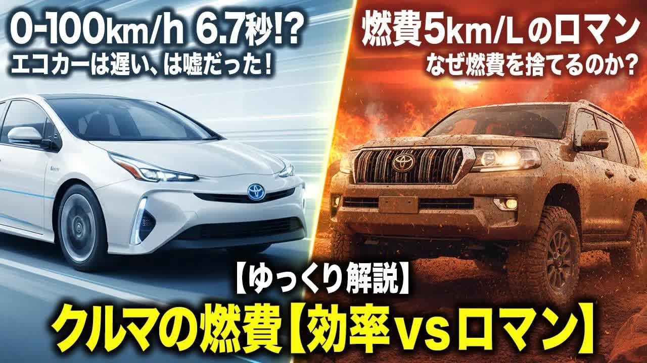【ゆっくり解説】Toyota Prius vs Toyota Land Cruiser 技術の違いを徹底解説！