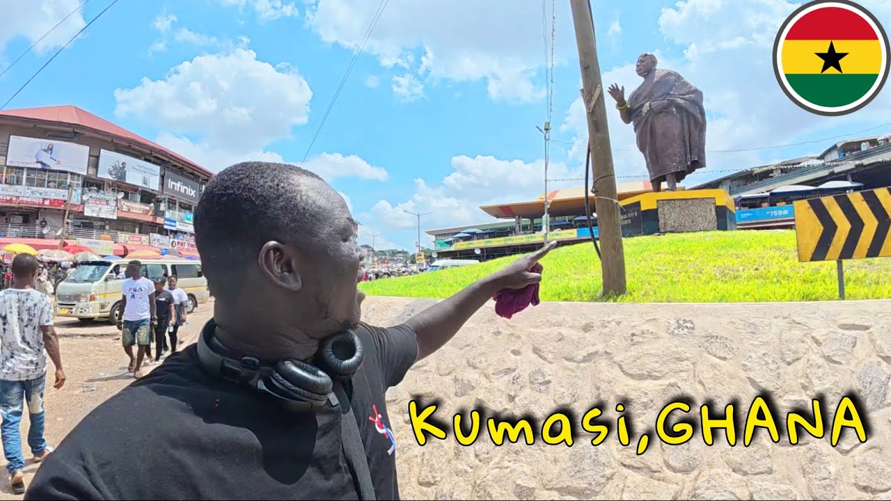 Exploring Kumasi: A City In The Ashanti Region Of Ghana 🇬🇭.